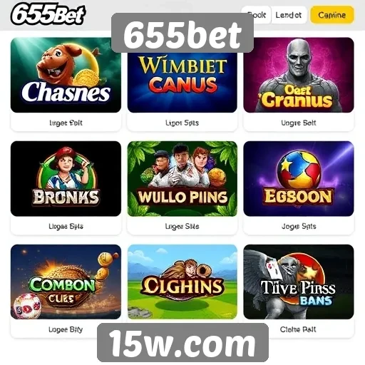 Análise da variedade de jogos disponíveis no 655bet
